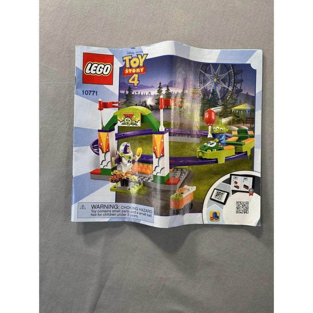 Lego Disney Pixar Toy Story 4 #10771 Carnival Thrill Coaster Incomplete Set